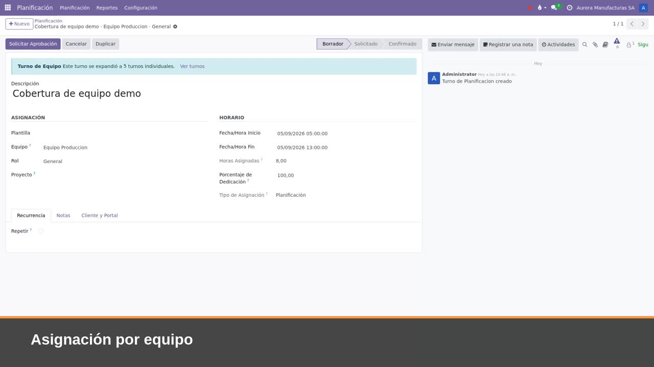 Demostración funcional de Waiki Planning